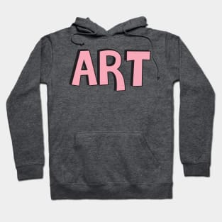 Film Crew On Set - Art - Pink Text - Front Hoodie